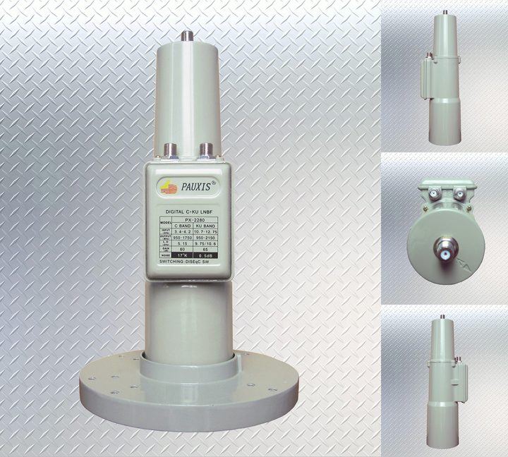 PAUXIS C-Band LNBF CKU-C02D+KCK8