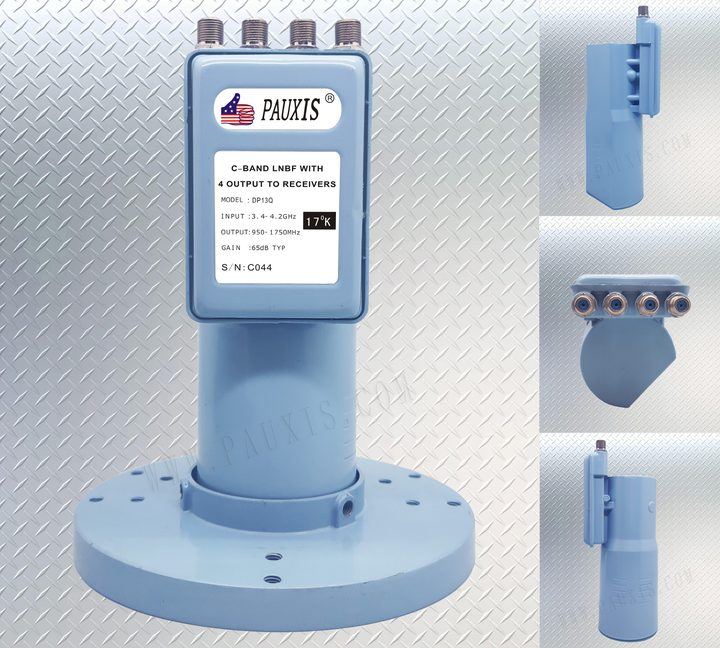 PAUXIS C-Band LNBF DP13-Q