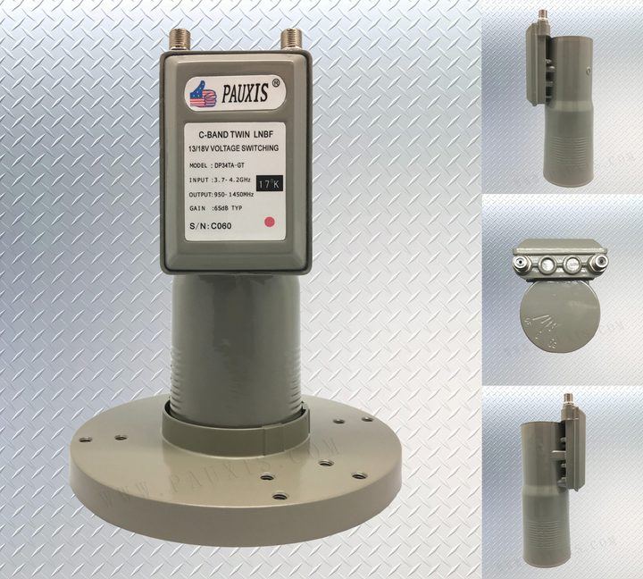 PAUXIS C-Band LNBF DP34T-A