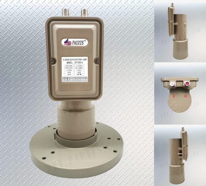 PAUXIS C-Band LNBF DP73VH-A