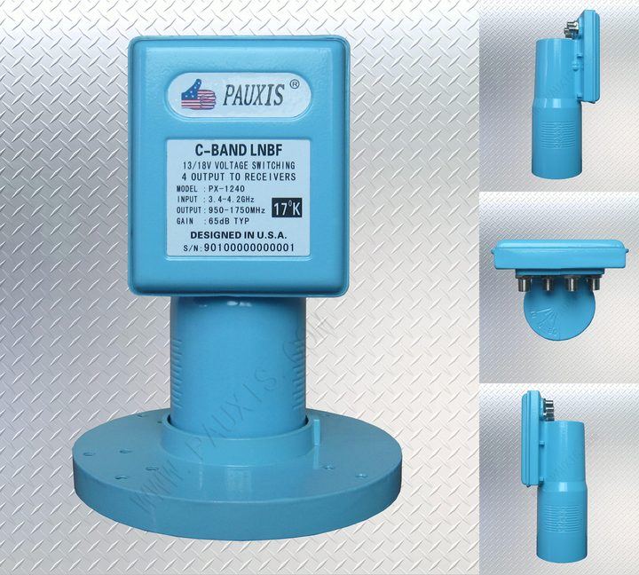 PAUXIS C-Band LNBF DPO-Q