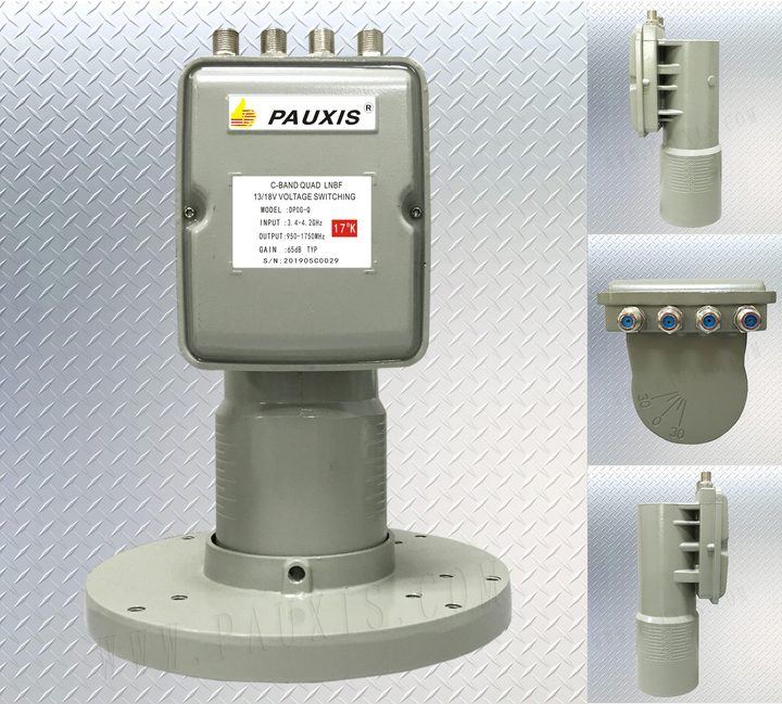 PAUXIS C-Band LNBF DPOG-Q