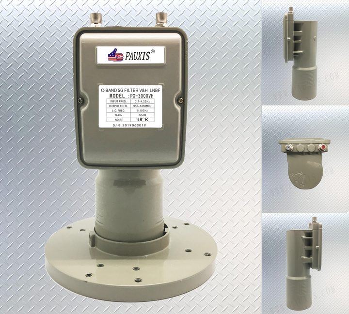 PAUXIS C-Band LNBF DPOG-VH
