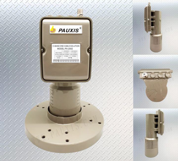 PAUXIS C-Band LNBF DPOH-PX-2002